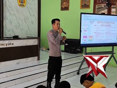 Polsek Karangjati melaksanakan kegiatan sosialisasi pencegahan bullying dan kekerasan seksual