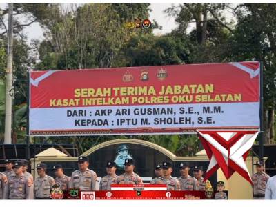 SERTIJAB KASAT INTEL POLRES OKU SELATAN - PoliceTube