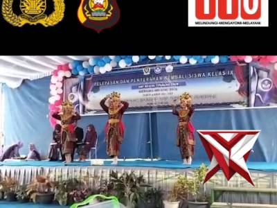 AJ 5. Bhabinkamtibmas Hadiri Pelepasan Siswa Kelas IX SMPN 1 Panang Enim ????? - PoliceTube