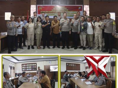 Puslitbang Polri Melaksanakan Penelitian Ketahanan Pangan di Polres Minahasa