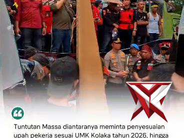 POLRES KOLAKA : PELAYANAN UNRAS MAY DAY