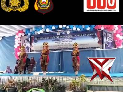 HK 3.Bhabinkamtibmas Hadiri Pelepasan Siswa Kelas IX SMPN 1 Panang Enim ?????