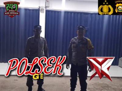 Giat patroli personil polsek gelumbang