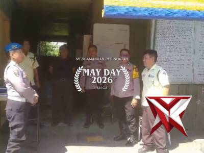 Amankan May Day 2026, Polsek Kedamean Polres Gresik Melaksanakan Paroli Ke Perusahaan - PoliceTube
