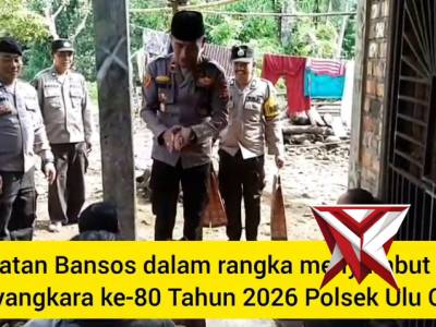 Giat baksos polsek ulu ogan dalam rangka hut bhayangkara