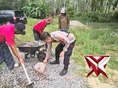 POLRES OKI HADIR AMAN BAE