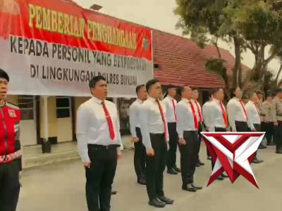 Kapolres Binjai Berikan Penghargaan Terhadap Tim Cobra Satreskrim Polres Binjai
