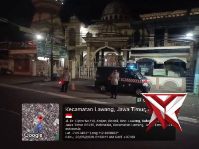 Pada hari Kamis 21 Mei 2026 Unit Sabhara Polsek Lawang laksanakan kegiatan rutin Patroli blue light