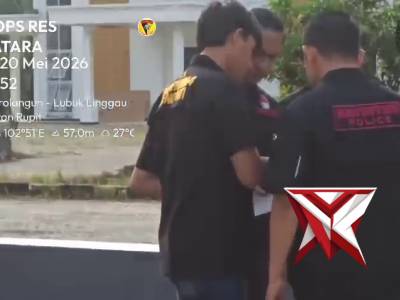 Apel pagi personil polres Musi Rawas Utara