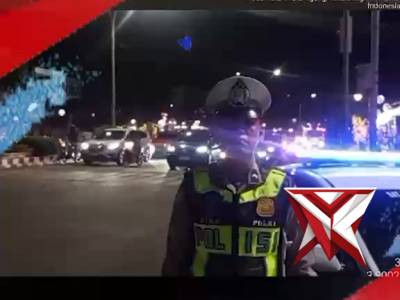 *Patroli Blue Light Satlantas Polresta Bengkulu Jaga Kelancaran Lalu Lintas Malam Hari*