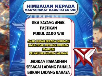 Himbauan kepada masyarakat kabupaten oki - PoliceTube