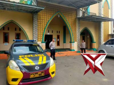 Wujudkan Kekhusyukan Ibadah, Pelayanan Prima Polsek Baros di Masjid Al-Mu'awanah