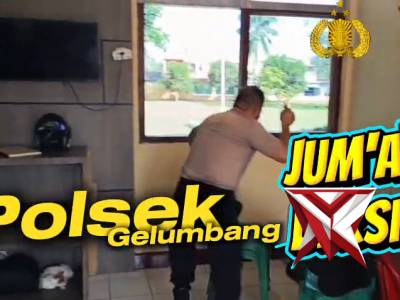 Polsek Gelumbang mendukung program Belide Asri - PoliceTube