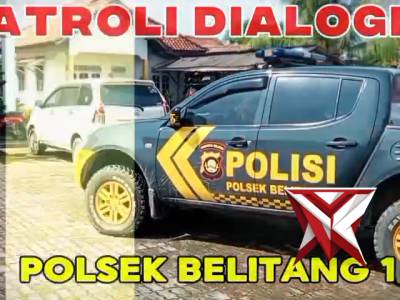 Patroli Dialogis Polsek Belitang I
