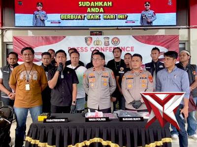 Ungkap Kasus Tindak Pidana Pembekalan melalui PRESS CONFERENCE