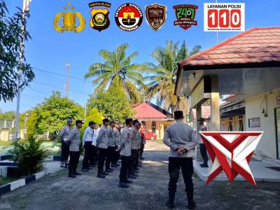 ?M? | APEL PAGI POLSEK LEMBAK DIPIMPIN KAPOLSEK LEMBAK IPTU YOPI MASWAN, S.H. - PoliceTube