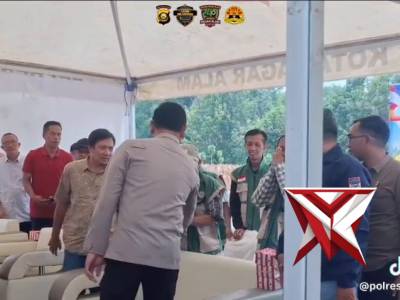 *Kapolres Pagar Alam Pimpin Panen Raya Jagung dan Pelepasan Hasil Panen ke Gudang Bulog di Karang Da