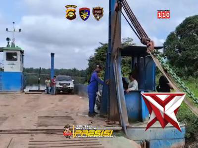 Himbauan di dermaga BKI sungai Lalan..