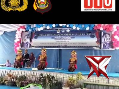 AZA 8.Bhabinkamtibmas Hadiri Pelepasan Siswa Kelas IX SMPN 1 Panang Enim ?????