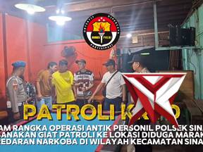 patroli KRYD polsek sinaboi