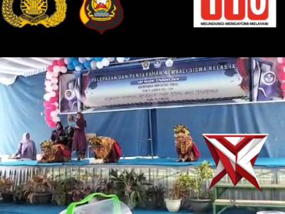 BZ  9.Bhabinkamtibmas Hadiri Pelepasan Siswa Kelas IX SMPN 1 Panang Enim ?????