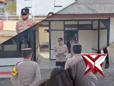Giat apel pagi personel polsek tepa