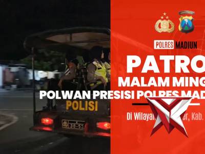 Malam Minggu Makin Aman! Polwan Presisi Siaga di Pusat Keramaian PG Pagotan