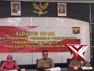 Kegiatan Sidang BP4R Personel Polres Muara Enim