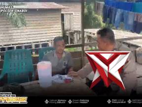 sambang warga oleh polsek sinaboi