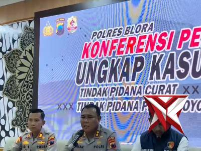 Konferensi Pers Polres Blora
