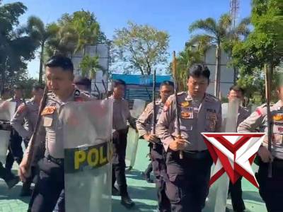 Latkatpuan dalmas dan raimas sat samapta polres Magetan