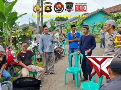 Bhabinkamtibmas Polsek Lawang Kidul Melaksanakan Takziah ke Rumah Warga