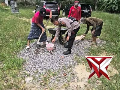 POLRES OKI HADIR AMAN BAE