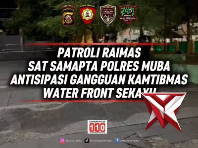 Kegiatan patroli samapta Tmk22