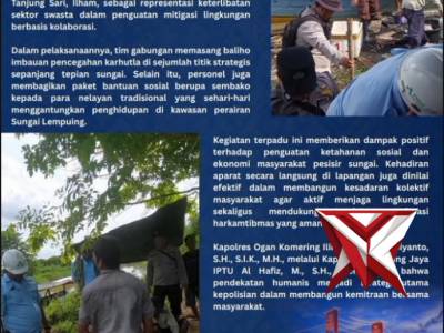 Polres OKI hadir Langkah nyata Mitigasi Karhutla di Bumi Sriwijaya terus diintensifkan. - PoliceTube