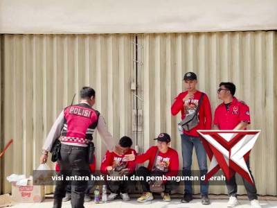 Polres OKI hadir Mayday Kab OKI aman bae