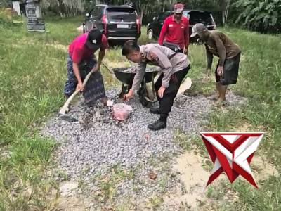 POLRES OKI HADIR AMAN BAE