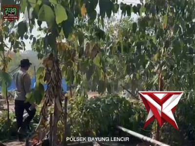 Polsek Bayung Lencir melaksanakan giat Penertiban illegal drilling di Kec. Bayung Lencir