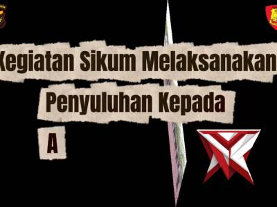 Kegiatan SIKUM Melaksanakan Penyuluhan Kepada Anggota Polres Pali
