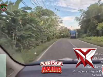 Patroli sore satlantas Polres oki