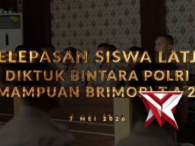 Pelepasan Siswa Latja Bintara Polri berkemampuan Brimob T.A. 2026 - PoliceTube