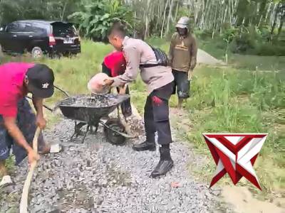 POLRES OKI HADIR AMAN BAE