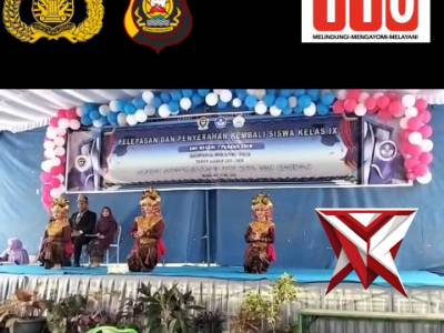AC 15.Bhabinkamtibmas Hadiri Pelepasan Siswa Kelas IX SMPN 1 Panang Enim ?????