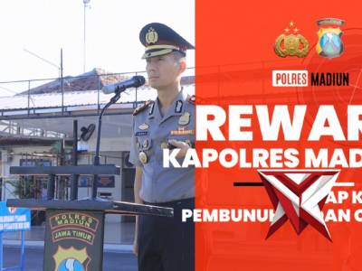 Kapolres Madiun Beri Reward Pengungkap Kasus Pembunuhan dan Curat
