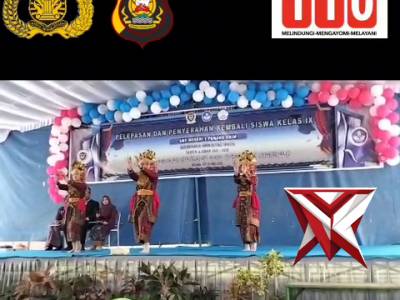 BZ  6.Bhabinkamtibmas Hadiri Pelepasan Siswa Kelas IX SMPN 1 Panang Enim ?????