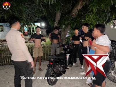 Patroli Kryd Polres Bolmong Utara
