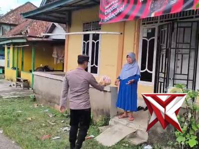 Giat bansos Polsek Muara Kelingi FS