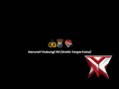 Jangan ragu melapor kepada kami melalui Call Center 110 lur, kami siap meluncur ke TKP ?