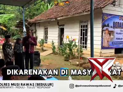Giat bedah rumah polres mura
