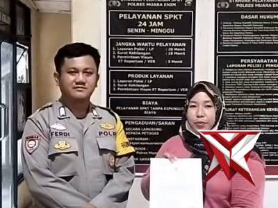Pelayanan spkt polsek Rambang Niru
